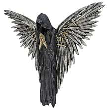 Soul Angel Gothic Style Wall Decoration Ornament, Dark Decor, Home Decor - Black - View 5