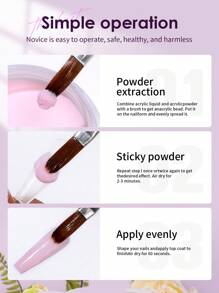 CHOSEOS 6 Colors Acrylic Powder Kit, Create Salon-Quality Nails At Home, Perfect Choice For Beginners And Professionals