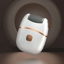 1入組電動足部磨砂器，可充電厚皮革磨砂器，足部磨砂器，附有不同厚度的磨頭 - 白色 - 查看 14