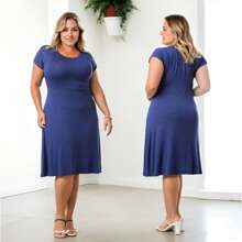 Women Dresses - Blue - View 2