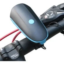 Faro Led Para Bicicleta Iluminación Frontal O Trasera Con Sonido Gran Iluminación Importadora Tim ChengLeody - Negro - Ver 5