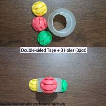 1 cái/3 cái/5 cái Dụng cụ sắp xếp cáp để bàn, Cuộn dây, Dụng cụ cố định cáp USB, Giá đỡ cáp chuột (Màu sắc ngẫu nhiên) - Màu ngẫu nhiên - Xem 9