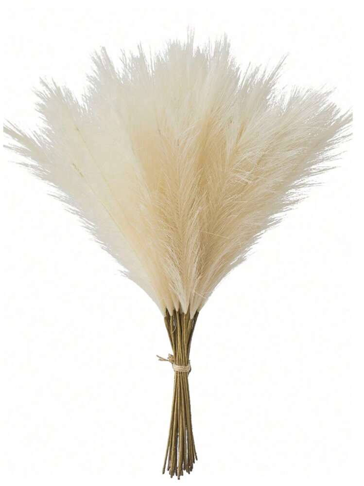 1/5/10/20 件 52 厘米米色仿蒲苇人造芦苇蓬松人造假花波西米亚风装饰适用于婚礼派对装饰、家庭客厅卧室装饰、花瓶布置、DIY 摄影道具 - 彩色 - 查看 21