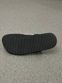 Men's Spring To Summer Flat Sandals Comfortable Arab Style Slippers Shoes Black And White Slippers - Black and White - View 6