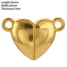 5/10Sets Stainless Steel Strong Magnetic Clasps Magnet End Clasp Connectors For Jewelry Making DIY Bracelet Necklace Connection Buckle Accessories