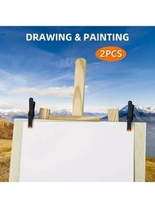 2/6/10pcs Set, Woodworking Clamps, Mini Photography Backdrop Nylon Spring Clips, Heavy Duty Clamps, Tool Clips - Black - View 11