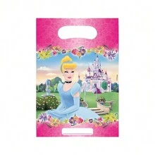 Disney Princess Journey Party Bags (Pack Of 6) (Pink) - Pink - View 1