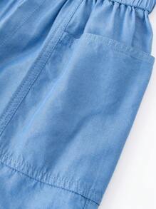 mini bala Pantalones largos elásticos nuevos de verano 2024 para niños y niñas