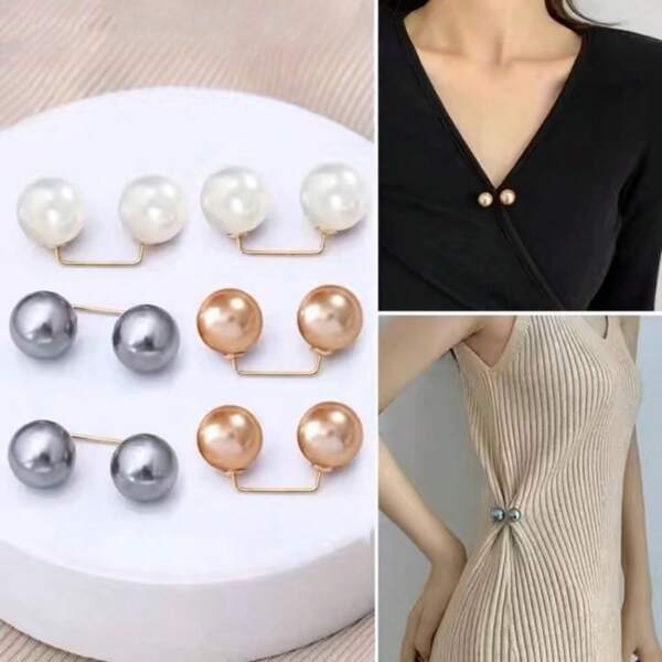 Set de 3 hebillas ajustables para cintura de pantalones vaqueros, clips de apretado de cintura de pantalones, botones para el verano y la escuela