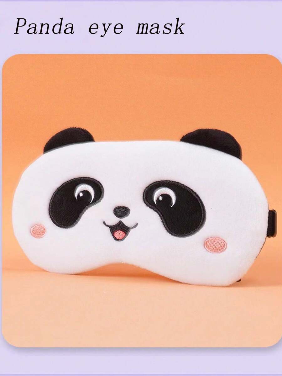Two Cute Cartoon Panda Eye Masks For Lunch Break To Relieve Fatigue