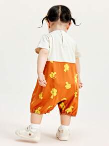 mini bala Unisex Kinder Baby Romper 2 in 1 Krabbel-Kleidung Sommer