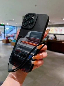 Apple Protective Patterned Soft Phone Case With Lanyard Compatible With Iphone XR/7/8, IPhone 15 Pro Max, IPhone 13, IPhone 14, IPhone 11, Galaxy S24, Galaxy S24+, Galaxy S24 Ultra, Galaxy S22, Galaxy A13 4G, Galaxy A52, A52s 5G, Redmi Note 11, 11 Lite