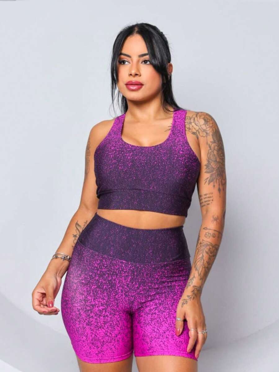 Women Sports Sets - Rosa Roja - Ver 1