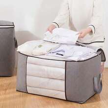 1 Túi đựng chăn cỡ lớn đựng đồ dùng phòng em bé - Xám - Xem 3