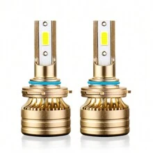 2pcs/Set Roadsun H1 H7 H11 9005 9006 H4 LED Headlight Bulbs, 40000LM, 190W, 6000K Cool White,  HB3 HB4 HB2 Halogen Lamp Replacement, Aircraft Grade Aluminum Material, With External Driver Integrated, 1:1 Exact Light Shape, 700% Higher Brightness, High-End Intelligent, Over 65000 Hours Lifespan