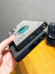 1 个动漫卡通手机壳适用于三星 Galaxy S22/S23/S24/S25 Ultra、A55 A54 A15、iPhone 11 12 13 14 15 16 Pro Max - 时尚、防摔设计 - 黑色 - 查看 6
