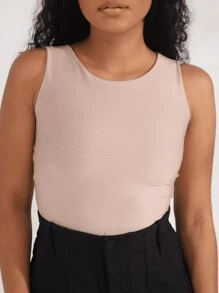 Women Tank Tops & Camis - 咖啡棕 - 查看 6