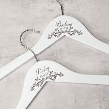 Personalized Customized Name Wooden Thick Clothes Hanger,Personalized Bridesmaid Hangers, Personalized Hanger, Wedding Hanger, Wooden Engraved Hanger , Bridal Dress Hanger , Wedding Name Hangers, Custom Engraved Bridal Wedding Dress/Groomsman, Bridesmaid Gift/Mother's Day/Father's Day Etching Gift,Slow Summer Living,Customized Hangers & Racks,Vacay Vibes,Home & Living,Haunt Your Home,Souvenirs - White - View 10