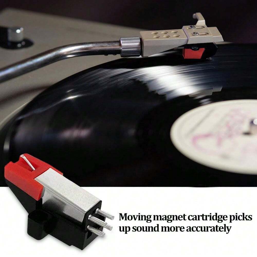 Dynamic Phonograph Turntable Cartridge With Ruby Stylus And