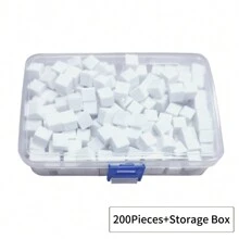 Agarrador de esponja de uña de metal,  mini esponjas de uña reemplazables en bloques para nail art degradado, herramientas de nail art para suministros y accesorios de uñas - Multicolor - Ver 10