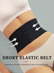 1pc Women Adjustable Waist Trimmer Belt, Breathable & Sweat Absorbent, Waist Trainer Gym Accessories For Belly Slimming Girdles, Lumbar Girdles For Belly Slimming Corset