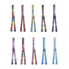 Multi-Functional 3D Butterfly Training Knife (Unsharpened) & Comb Set - Style 1 - View 5