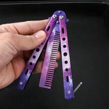 Multi-Functional 3D Butterfly Training Knife (Unsharpened) & Comb Set - Style 1 - View 2