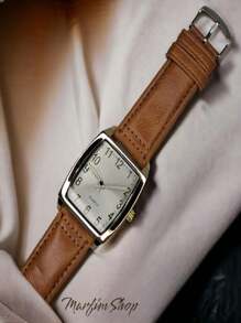 Men Quartz Watches - Rust Brown - View 4