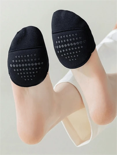 防滑防痛前脚掌垫吸湿排汗保护袜，适用于休闲鞋，2 种颜色可选，适用于女鞋、男鞋、运动鞋、冬鞋
