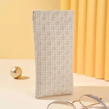 Minimalist PVC Sunglasses Organizer Case For Prescription Glasses, Sunglasses, Data Cables, With Auto Closure, Portable Makeup Bag Glasses Case Holder Organizer Storage Eyeglass Case Protective Case Glasses Bag Sunglasses Pouch For Travel Vacation Cruise Summer Holiday Travelling Bag Travel Stuff Essentials For College Dorm Home School Travel Kit