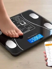 BASCULA DIGITAL  DE BLUETOOTH - Multicolor - Ver 8
