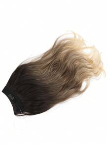 Tóc giả tổng hợp chống nhiệt 18" Tóc nối dài, màu ombre gợn sóng cho nữ, thích hợp để đội hằng ngày - Ombre - Xem 7