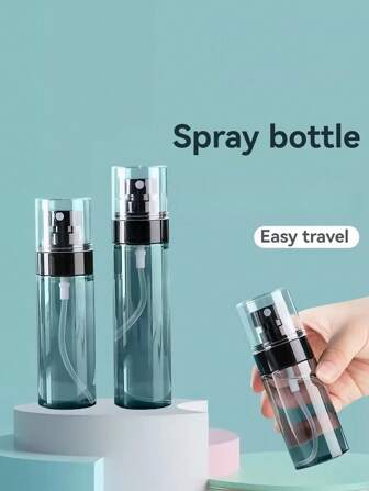 1 pièce Flacon pulvérisateur de voyage multi-couleurs et multi-spécifications de 30 ml, 60 ml, 80 ml, 100 ml, 120 ml. Flacon pulvérisateur portatif vide pour toner, alcool, brume ultra fine pour l'hydratation du visage