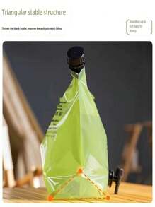 8L Portable Outdoor Water Bag With Faucet, Foldable And Thick Soft Camping Water Storage - Mint Green - View 2