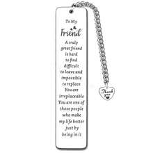 1入銀色不鏽鋼書籤，粉色蝴蝶款式，激勵名言激光雕刻，適用於老師、畢業、讀者、學生、朋友、母親等送禮之用 - 銀色 - 查看 1