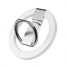 1pc Finger Ring Phone Holder Compatible With Magsafe Magnetic Attraction Sticker, Universal Magnetic Circle Phone Case, Portable Folding Stand, Multi-Functional Desktop Support Compatible With IPhone, Android Phone, Gift For Birthday, Family, Friends Finger Ring Holder, Phone Grip, Phone Accessories - Multicolor - View 16
