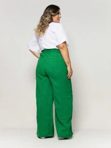 Plus Size Pants - màu xanh lá - Xem 6
