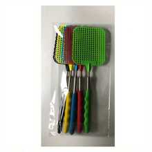 1 pièce Tapette à mouches rétractable, poignée étendue, poignée rétractable durable, ensemble de tapette à mouches robuste pour une utilisation à la maison, en classe et au bureau