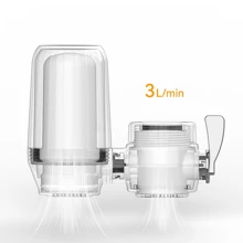 1pc Ceramic Cartridge Water Purifier, Faucet Mount Water Filter, No Electricity Required, No Battery Needed, Kitchen And Bathroom Accessories