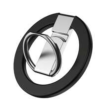 1pc Finger Ring Phone Holder Compatible With Magsafe Magnetic Attraction Sticker, Universal Magnetic Circle Phone Case, Portable Folding Stand, Multi-Functional Desktop Support Compatible With IPhone, Android Phone, Gift For Birthday, Family, Friends Finger Ring Holder, Phone Grip, Phone Accessories - Multicolor - View 8