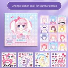 1pc Makeup Change Sticker Book For Kids Girls, 3-6 Years Old, Beauty Princess Dress-Up Sticker Puzzle Game - Multicolor - View 18