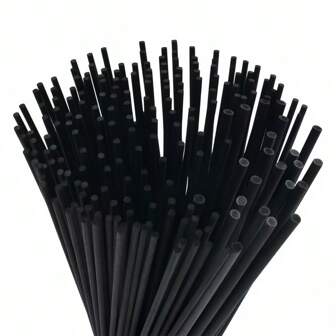 50pcs/Pack Black And White Wood Fiber Reed Diffuser Sticks, Diy Fragrance Diffuser Sticks 0.3cm*24cm(9.45inch)Halloween, Spooky, Autumn, Festival, Holiday , Winter, Holiday, Festival,Aromatherapy,House Freshener,Diffuser,Gift,Home Decor Gifts Birthday Graduation