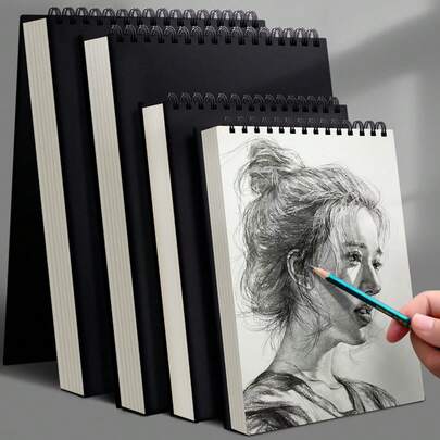 30pcs/Pack Spiral Bound Sketch Pad, Acid-Free Art Sketchbook Suitable For Adults, Beginners And Artists, For Sketching, Drawing, Painting, Essential For Back To School