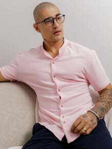 Men Shirts - Rose pâle - Voir 7
