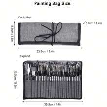 Dom Delfim 24pcs/Set Paint Brush Set For Beginners And Professionals