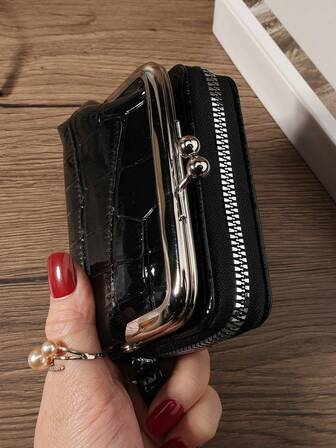 Women Wallets Short Pu Leather S Zipper & Hasp Multifunctional Large Capacity Bag Coin Card Holders Lightweight Fashion Modern Business ZipperCredit Card Business Casual Teachers' Day Teacher Gifts For Anniversary For Birthday Gift For Lady For Female White-Collar Workers For Women Wallet Purse Wallet Small Wallet