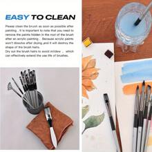Dom Delfim 24pcs/Set Paint Brush Set For Beginners And Professionals