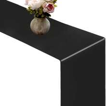 12pcs/1pc Smooth And Elegant Satin Tablecloth, Suitable For Parties, Birthdays, Weddings, Hospitality, Home, Kitchen, Chair Sash Decoration