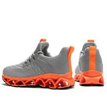 Men's Slip On Walking Running Shoes Blade Tennis Casual Fashion Sneakers Comfort Non Slip Work Sport Athletic Trainer… - 米色 - 查看 4