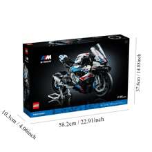 LEGO Technic  BMW M 1000 RR 42130, conjunto de construcción de motocicleta con características auténticas para adultos, idea de regalo de motocicleta - 1 color - Ver 8